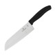 Victorinox Santokumes Gegolfd 17cm – Carbon RVS Zwart