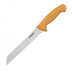 Vogue Soft Grip Pro broodmes 19cm - Geel