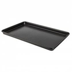 Crusty Bake Anti-Aanbak Bakplaat Carbonstaal 27 x 39 cm - Zwart