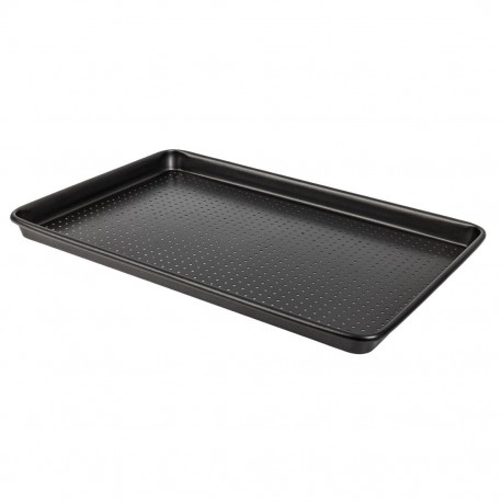 Crusty Bake Anti-Aanbak Bakplaat Carbonstaal 27 x 39 cm - Zwart