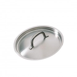 Matfer Bourgeat RVS deksel 16cm – Roestvrijstalen pandeksel voor Excellence en Tradition Plus
