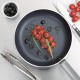 Vogue aluminium koekenpan met Teflon anti-aanbaklaag, geschikt voor inductie, 28 cm