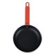 Hygiplas Teflon Platinum Plus anti-aanbak koekenpan 200mm met rood handvat