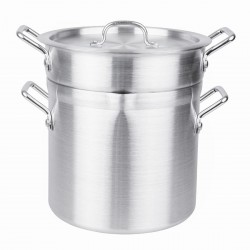 Vogue au bain-mariepan met inzet - aluminium 10 liter