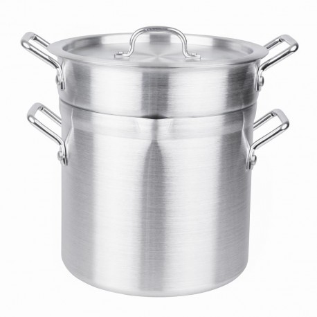 Vogue au bain-mariepan met inzet - aluminium 10 liter