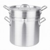 Vogue au bain-mariepan met inzet - aluminium 10 liter