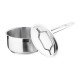 RVS Inductie Steelpan 14cm/900ml met Antiaanbaklaag - Nisbets Essentials
