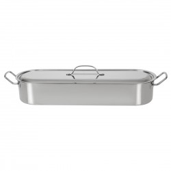 Kitchen Craft Roestvrijstalen Visketel 29cm – Zilver | Potten & Pannen