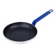 Hygiplas aluminium koekenpan met Teflon Platinum Plus anti-aanbaklaag, blauw 24 cm