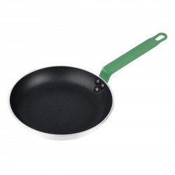 Hygiplas aluminium koekenpan met Teflon Platinum Plus anti-aanbaklaag, groen, 24 cm