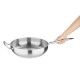 Vogue RVS sauteerpan 300mm - Zilver | Potten & Pannen