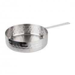 Olympia Tafelpresentatie Mini Steelpan Gehamerd 125mm - RVS