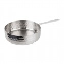 Olympia Tafelpresentatie Mini Steelpan Gehamerd 125mm - RVS