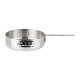 Olympia Tafelpresentatie Mini Steelpan Gehamerd 125mm - RVS