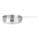 Olympia Tafelpresentatie Mini Steelpan Gehamerd 125mm - RVS