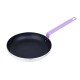 Hygiplas aluminium koekenpan met Teflon Platinum Plus anti-aanbaklaag, paars, 28 cm