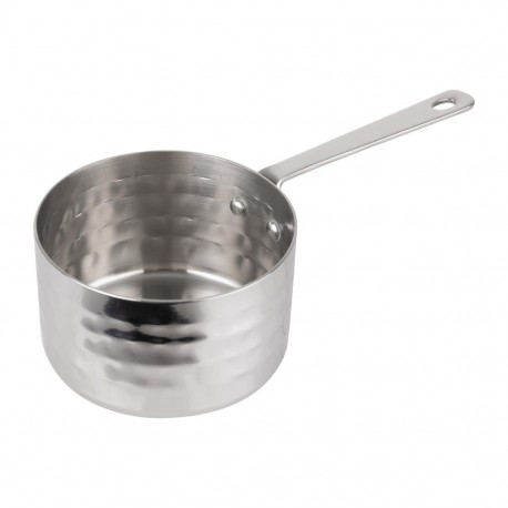 Olympia Tafelpresentatie Mini Steelpan Gehamerd 70mm RVS Zilver
