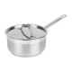 Nisbets Essentials RVS inductie steelpan 3L – 20 cm met deksel