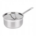 Nisbets Essentials RVS inductie steelpan 3L – 20 cm met deksel