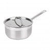 Nisbets Essentials RVS inductie steelpan 3L – 20 cm met deksel