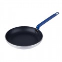 Hygiplas aluminium koekenpan met Teflon Platinum Plus anti-aanbaklaag – blauw – Ø28cm
