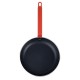 Hygiplas Teflon Platinum Plus anti-aanbak koekenpan 28cm - rood handvat