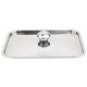Olympia deksel voor mini RVS braadpan CL188 – Zilver