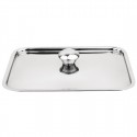 Olympia deksel voor mini RVS braadpan CL188 – Zilver