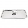 Olympia deksel voor mini RVS braadpan CL188 – Zilver