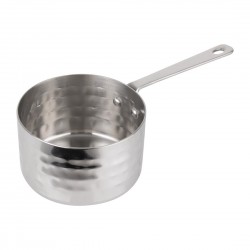 Olympia Tafelpresentatie Mini Steelpan Gehamerd 90mm – RVS Zilver
