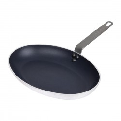 Vogue ovale koekenpan 36cm aluminium met Teflon Platinum Plus antiaanbaklaag