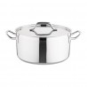 Nisbets Essentials inductie kookpan 32cm 12L - RVS smoorpan met deksel