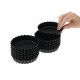 Matfer Bourgeat Exoglass geribbelde vormpjes 10cm (12 stuks)