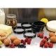 Matfer Bourgeat Exoglass taartringen 10(Ø)cm - set van 6 stuks