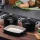 Vogue 3-delige set braadpannen en ovenschaal – gietijzer