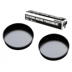 Vogue cakevorm set met bakpapier – 2 stuks 20cm & 50m rol