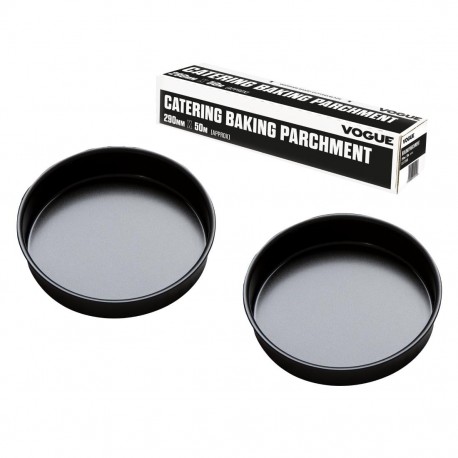 Vogue cakevorm set met bakpapier – 2 stuks 20cm & 50m rol