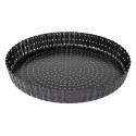 Masterclass Crusty Bake Quichevorm 250mm - Carbonstaal, Zwart