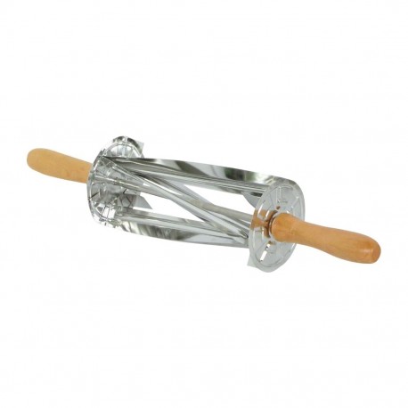 Gobel RVS Croissantsnijder met Houten Handvat - Louis Tellier 510x95x95mm