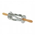 Gobel RVS Croissantsnijder met Houten Handvat - Louis Tellier 510x95x95mm