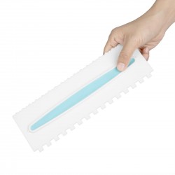Vogue Icing Kammen – Set van 3 stuks, Kunststof, Wit