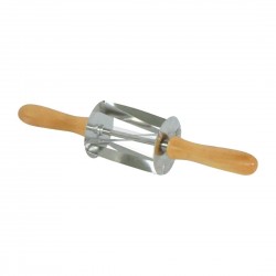 Gobel RVS Mini Croissantensnijder met Houten Handvat | Louis Tellier 345x75x75mm