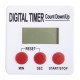 Nisbets Essentials magnetische afteltimer wit – keukengerei kunststof