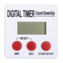 Nisbets Essentials magnetische afteltimer wit – keukengerei kunststof