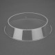 Vogue polycarbonaat bordenring - helder - Ø215mm