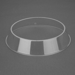 Vogue polycarbonaat bordenring - helder - Ø215mm