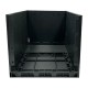 Vogue Opvouwbare Transportkrat Kunststof Zwart 594x396x353mm