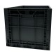 Vogue Opvouwbare Transportkrat Kunststof Zwart 594x396x353mm