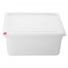 Hygiplas Click PP GN Container 2/3 met Deksel & 7 HACCP Kleurclips 150mm 12L (4 stuks)
