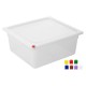 Hygiplas Click PP GN Container 2/3 met Deksel & 7 HACCP Kleurclips 150mm 12L (4 stuks)